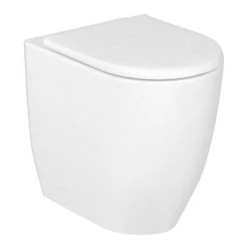 Britton Bathrooms Milan Rimless Back To Wall Pan + Soft Close Seat