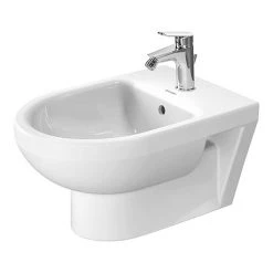 Duravit No.1 WonderGliss Wall Hung 1TH Bidet - 22791500002