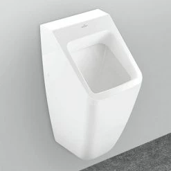 Villeroy and Boch Architectura Square Siphonic Urinal with Concealed Water Inlet - 55870001