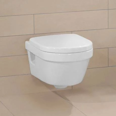 Villeroy and Boch Architectura Rimless Wall Hung Toilet + Seat - Image 4