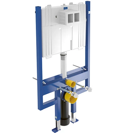 Villeroy and Boch ViConnect 1120mm Compact Toilet Support Frame with Dual Flush Cistern - 92247600
