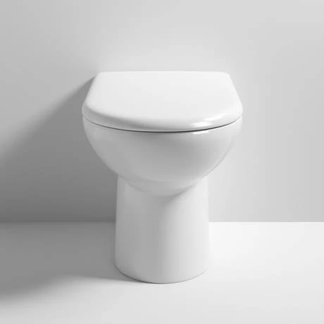 Alaska Comfort Height Back to Wall Toilet Pan + Soft Close Seat - Image 3