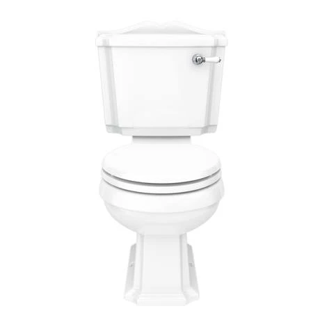 Appleby Traditional Close Coupled Toilet + Soft Close Seat - Image 5