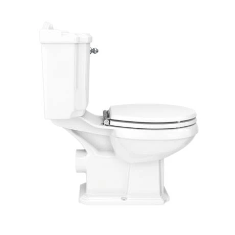 Appleby Traditional Close Coupled Toilet + Soft Close Seat - Image 6