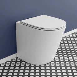 Arezzo Back to Wall Toilet + Slim Soft Close Seat