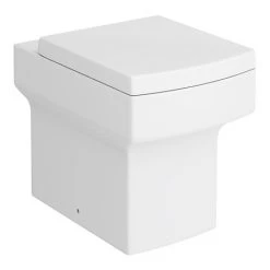 Arezzo Square Back to Wall Pan + Soft Close Seat