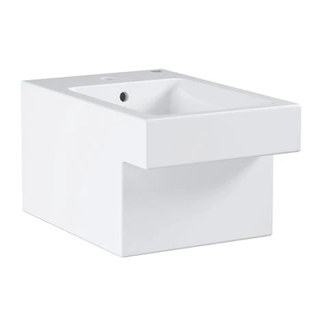 Grohe Cube Wall Hung Bidet Package (Tap + Waste Included) - Image 2