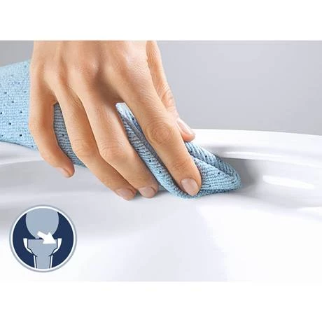 Grohe Bau Rimless Wall Hung Toilet with Soft Close Seat + FREE TOILET ROLL HOLDER - Image 2