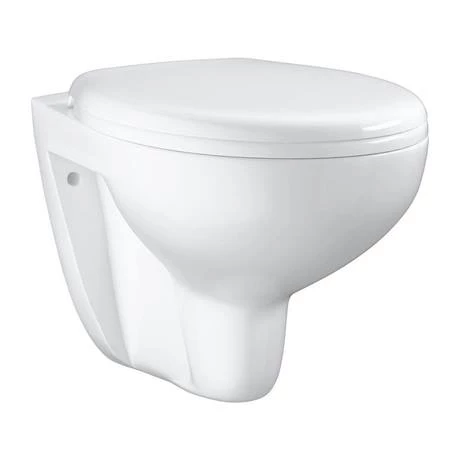 Grohe Bau Rimless Wall Hung Toilet with Soft Close Seat + FREE TOILET ROLL HOLDER - Image 5