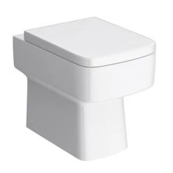 Brooklyn Squared Back to Wall Pan with Soft Close Seat