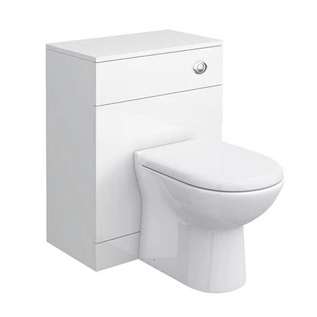 Cove 600mm BTW Toilet Unit inc. Cistern + Soft Close Seat (Depth 330mm)