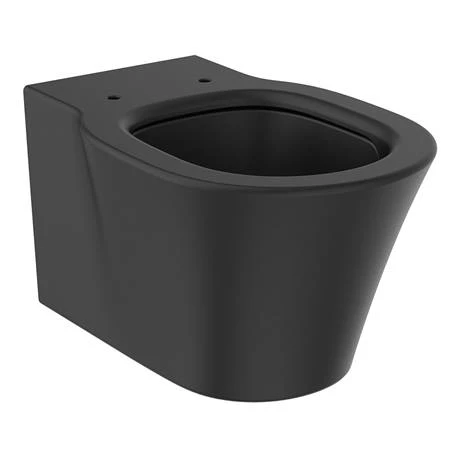 Ideal Standard Connect Air Silk Black AquaBlade Wall Hung Toilet + Soft Close Seat - Image 3