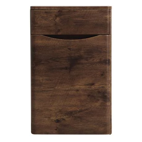 Monza Chestnut WC Unit Only - 500mm Wide - Image 3