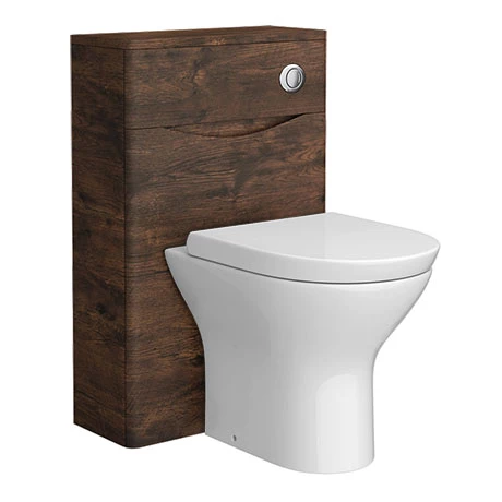 Monza Chestnut WC Unit Only - 500mm Wide