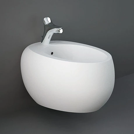RAK Cloud Wall Hung 1TH Bidet - Matt White