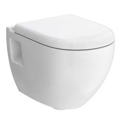 Hudson Reed Round Wall Hung Pan + Top-Fix Soft-Close Seat - CPA004