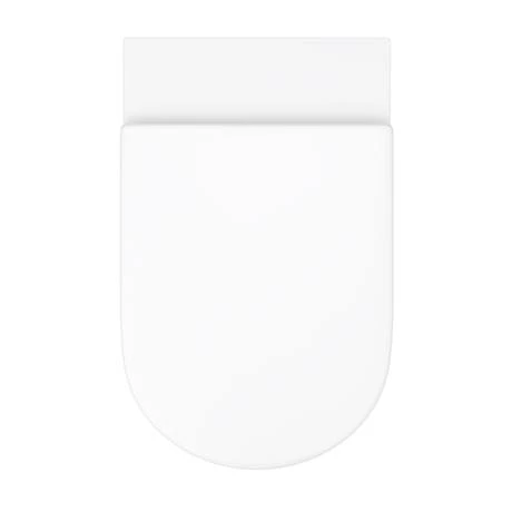 Hudson Reed Luna Round Back To Wall Pan with Top-Fixing Soft Close Seat - CPA008 - Image 6