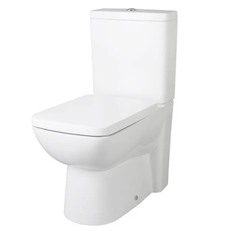 Hudson Reed Arlo Flush to Wall Toilet + Soft Close Seat - Image 2