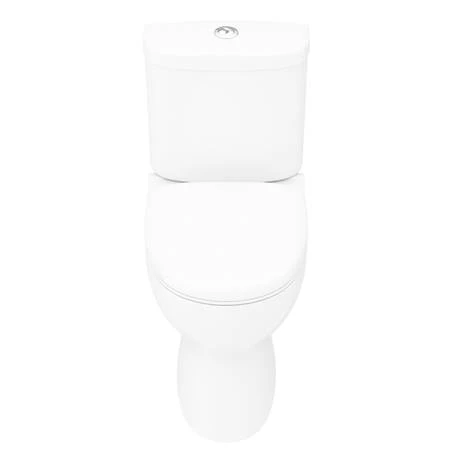 Cove Rimless Close Coupled Toilet + Soft Close Seat - Image 5