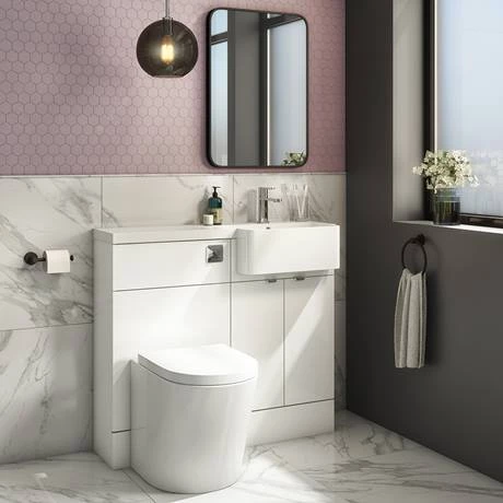 Nuie Solace Back to Wall Toilet + Soft Close Top-Fixing Seat - Image 2
