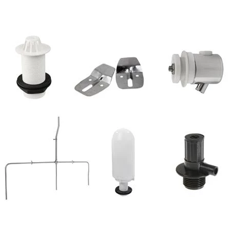 Cove Exposed Urinal Pack with 3 x 400mm Urinal Bowls + Ceramic Cistern - Image 4