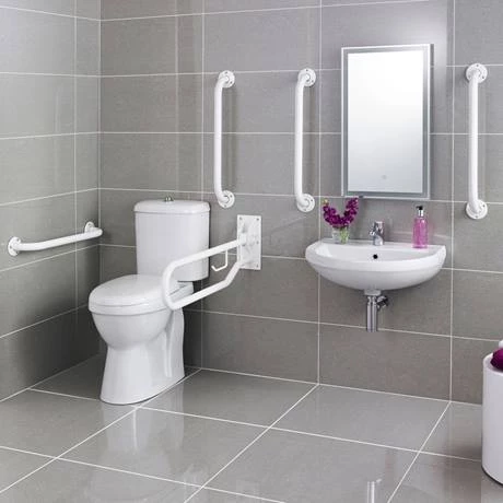 Nuie Single Flush High Rise Close Coupled Toilet - DOCMP100 - Image 2