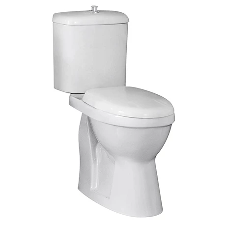 Nuie Single Flush High Rise Close Coupled Toilet - DOCMP100