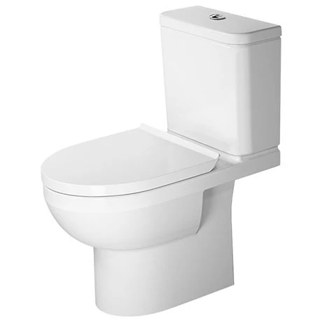 Duravit DuraStyle Basic HygieneGlaze Rimless Close Coupled Toilet (4.5/3 L Flush) + Seat