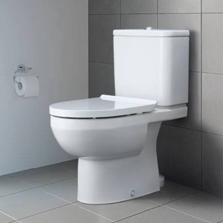 Duravit No.1 Rimless Close Coupled Toilet (6/3 L Flush) + Seat - Image 2