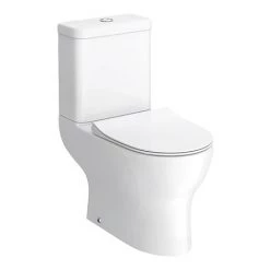 Elite Rimless Close Coupled Toilet + Soft Close Seat