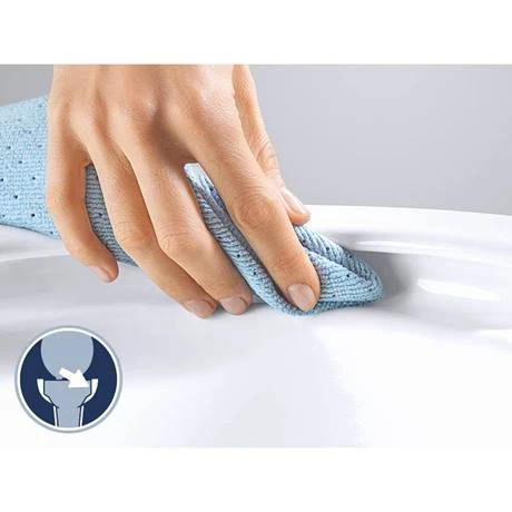 Grohe Euro Rimless Back to Wall Toilet with Soft Close Seat + FREE TOILET ROLL HOLDER - Image 5