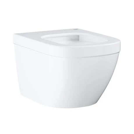 Grohe Euro Compact Rimless Wall Hung Toilet with Soft Close Seat + FREE TOILET ROLL HOLDER - Image 2