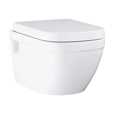 Grohe Euro Rimless Wall Hung Toilet + Standard Seat - Image 2