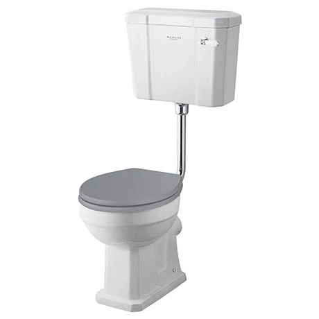 Bayswater Fitzroy Comfort Height Traditional Low Level Toilet with Ceramic Lever Flush
