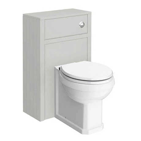 Chatsworth Traditional 500mm Grey Toilet Unit + Pan