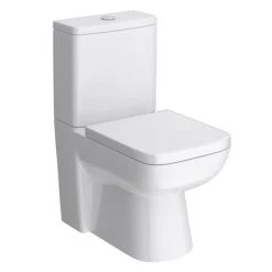 Genova Modern Back To Wall Close Coupled Toilet