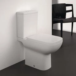 Ideal Standard i.Life A 4/2.6 Litre Rimless Close Coupled Open Back WC + Soft Close Seat
