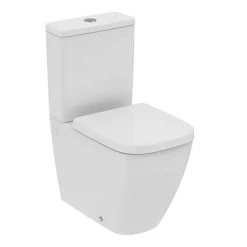 Ideal Standard i.Life S Compact 4/2.6 Litre Rimless Close Coupled Back To Wall WC + Soft Close Seat