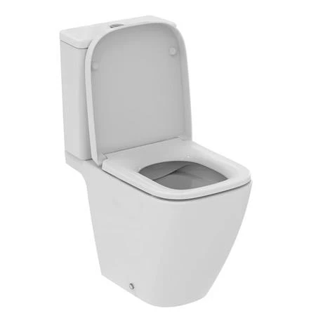 Ideal Standard i.Life S Compact 4/2.6 Litre Rimless Close Coupled Open Back WC + Soft Close Seat - Image 5