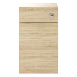 Milan Juno 500 x 253mm Natural Oak WC Unit with Cistern (Excludes Pan)