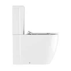 Crosswater Kai X Compact Close Coupled Toilet + Soft Close Thin Seat