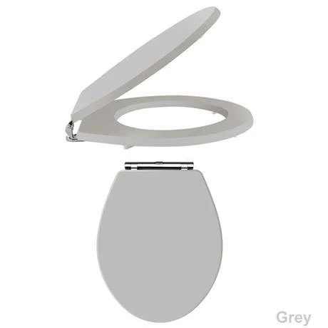 Keswick Traditional Close Coupled Toilet + Soft Close Seat - Image 4