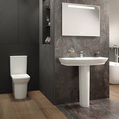 Hudson Reed Maya BTW Close Coupled Toilet + Soft Close Seat - Image 3