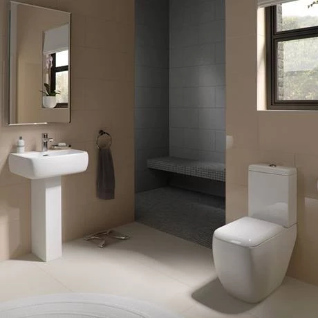 RAK Metropolitan Close Coupled Modern Toilet + Soft Close Seat - Image 3