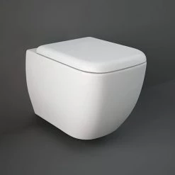 RAK Metropolitan Wall Hung Rimless Pan + Soft Close Seat