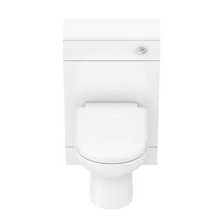 Toreno 500mm BTW Toilet Unit incl. Cistern + Round Pan (Depth 200mm) - Image 4