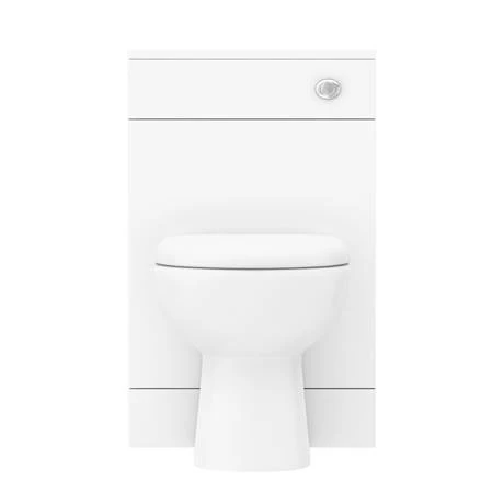 Toreno 500mm BTW Toilet Unit incl. Cistern + Round Pan (Depth 200mm) - Image 5