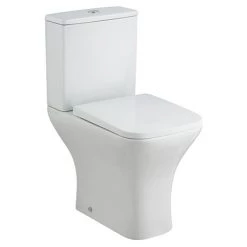Milton Modern Square Comfort Height Toilet + Soft Close Seat