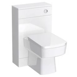 Toreno 500mm BTW Toilet Unit inc. Cistern + Square Pan (Depth 200mm)