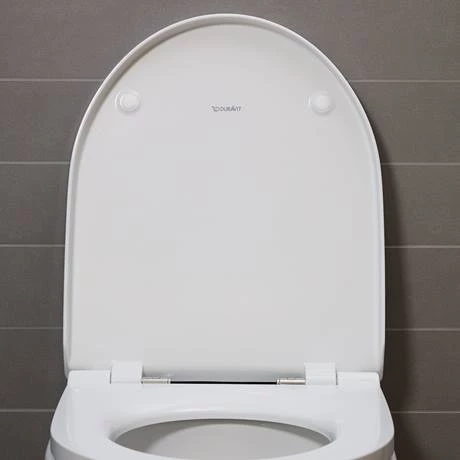 Duravit No.1 Rimless Close Coupled Toilet (6/3 L Flush) + Seat - Image 6
